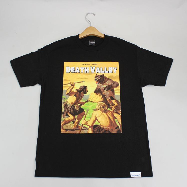 Camiseta Primitive x Grizzly Death Valley Preta