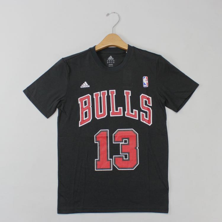 Camiseta Adidas NBA Chicago Bulls Preta