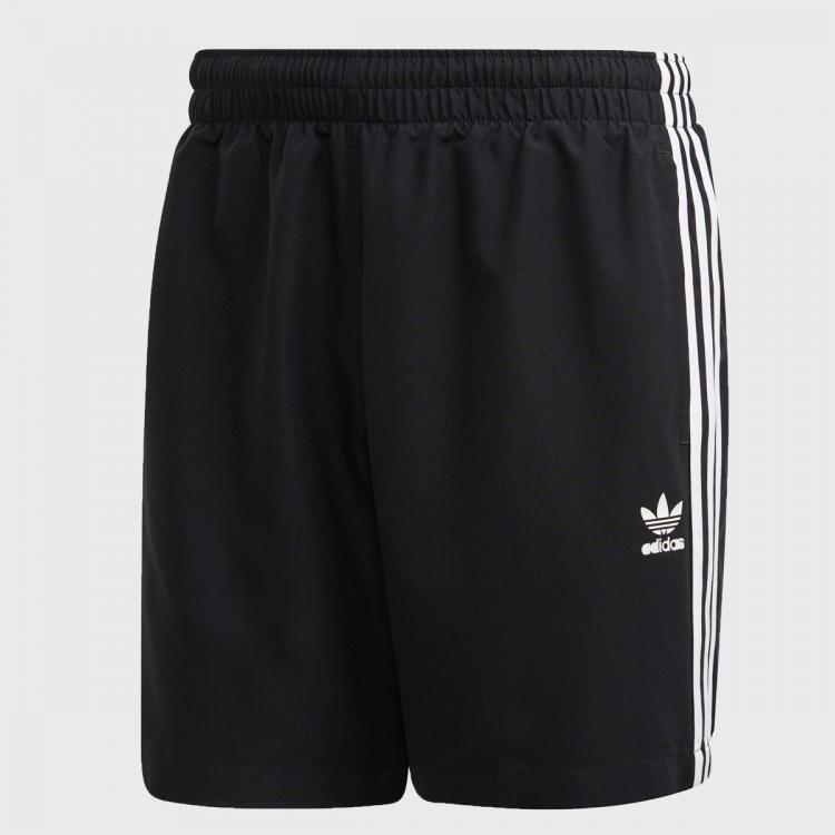 Shorts Adidas Natação 3-Stripes Preto