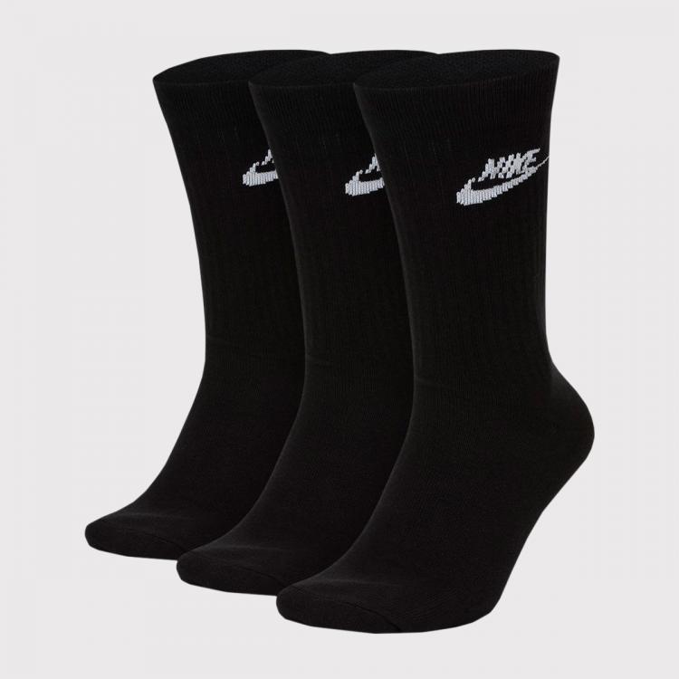 Meia Nike Sportswear Everyday Essential Preto