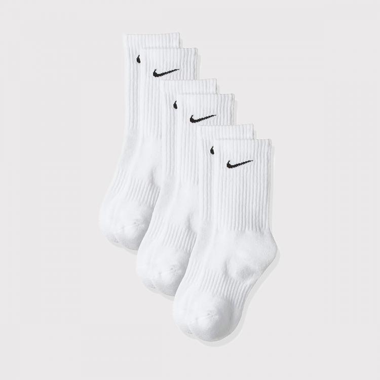 Meia Nike Everyday Cushioned (3 Pares) White