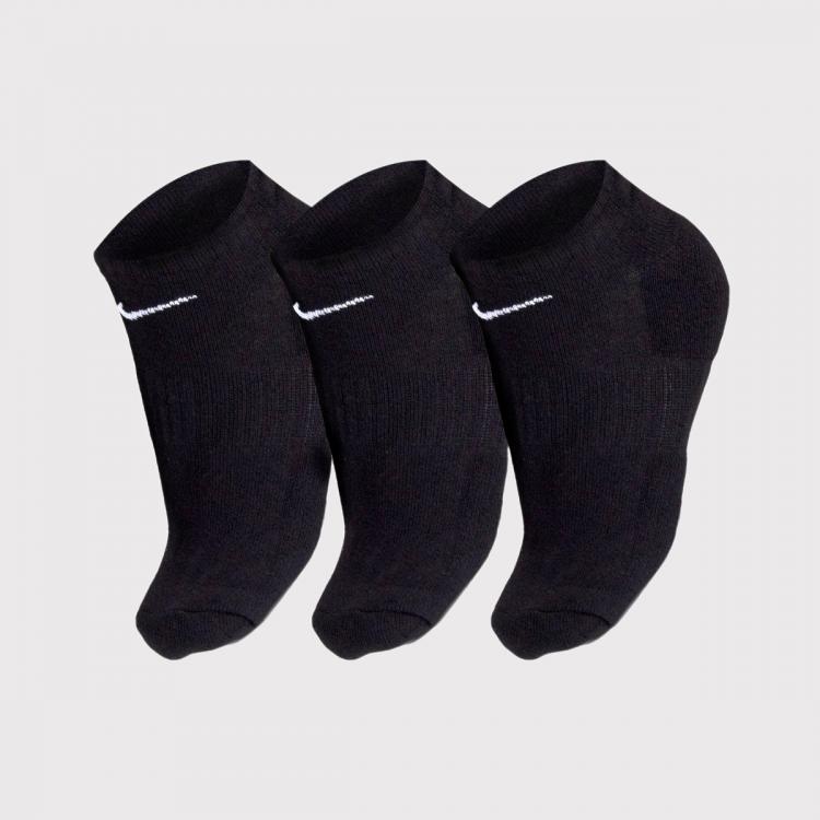 Meia Nike Everyday Cushioned (3 Pares) Black