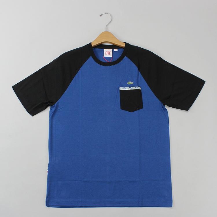 Camiseta Lacoste Pocket Azul