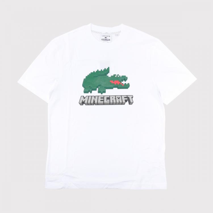 Camiseta Lacoste x Minecraft Unisex White