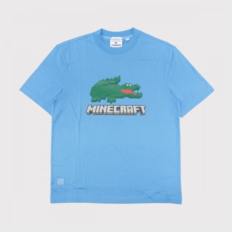 Camiseta Lacoste x Minecraft Unisex Blue