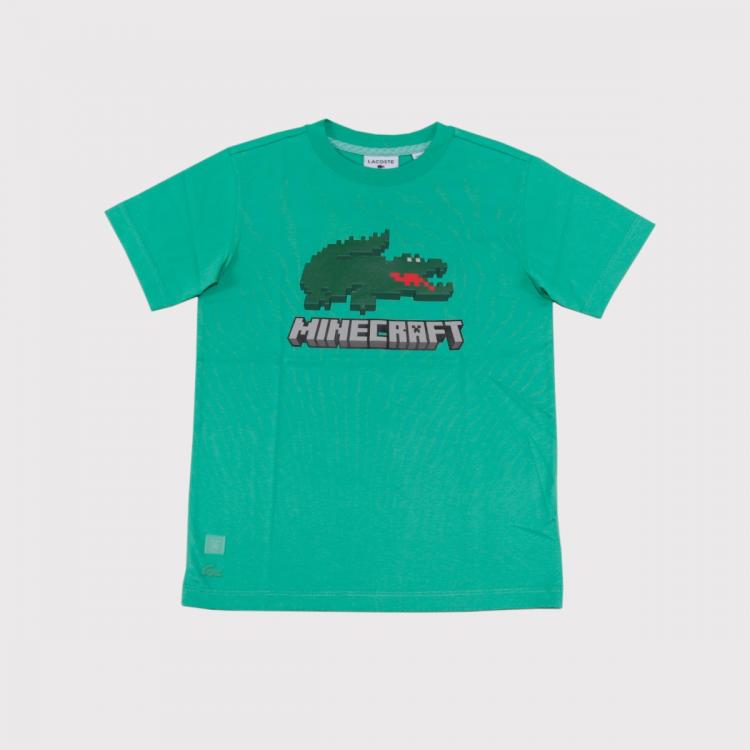 Camiseta Lacoste x Minecraft Kids Green