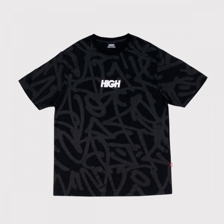 Camiseta High Tee Jacquard Sliks Black