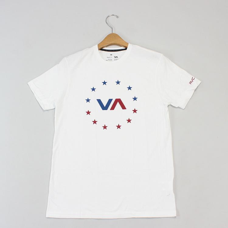 Camiseta Rvca Star Circle Branca