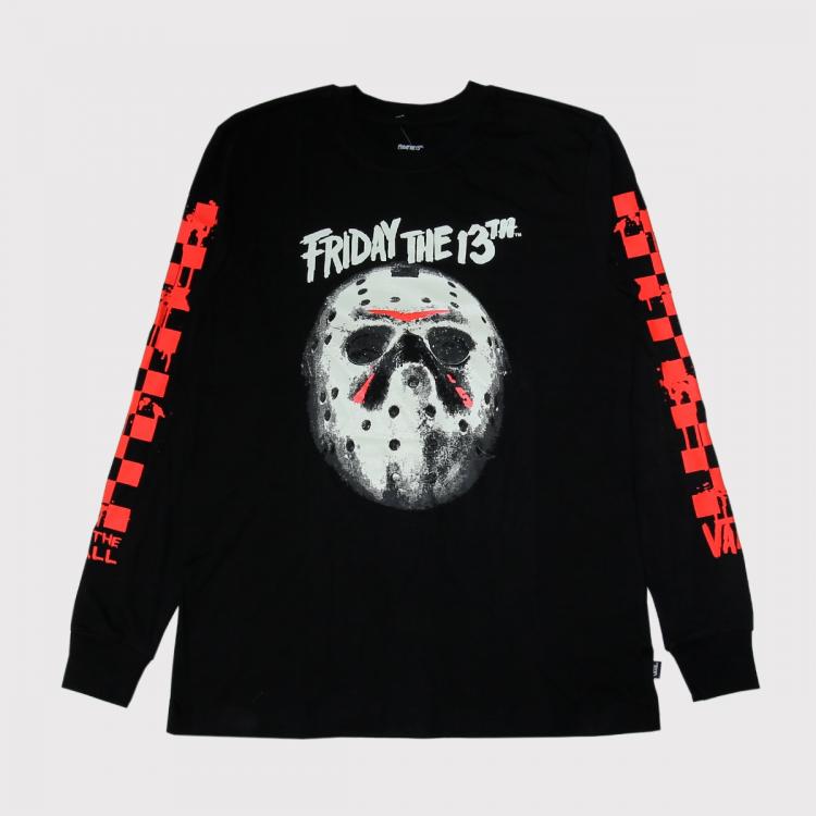 Camiseta Vans x House Of Terror Longsleeve Friday The 13th Black
