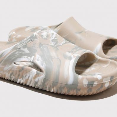 Chinelo Crocs X Satisfy Mellow Slide ''Marble''
