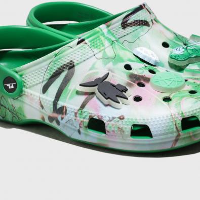 Sandália Crocs x Futura Laboratories Classic Clog ''Green''