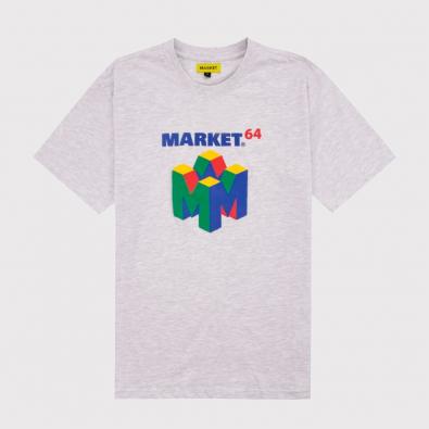Camiseta Market Smiley M64 Ash Grey