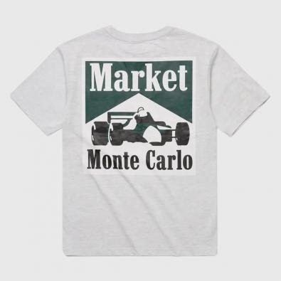 Camiseta Market Racing Logo Cinza