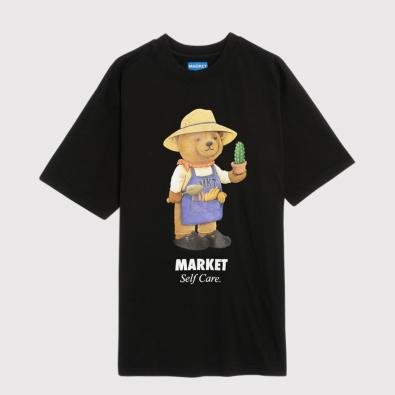 Camiseta Market Botanical Bear Black