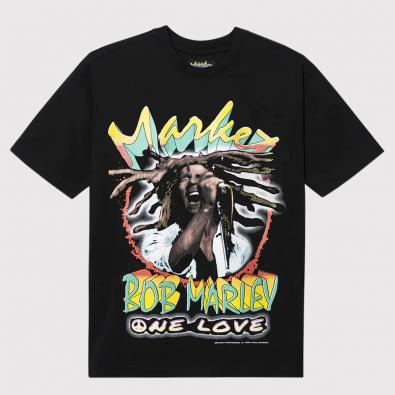 Camiseta Market Bob Marley One Love Black