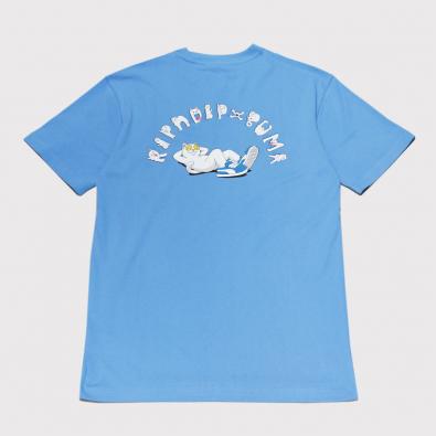 Camiseta Puma x RIPNDIP Graphic Tee Blue