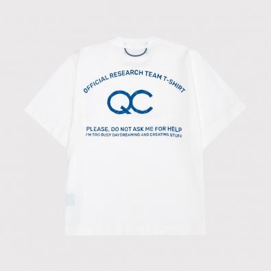 Camiseta Quadro Creations ''QC Staff'' Baby Tee ''White''