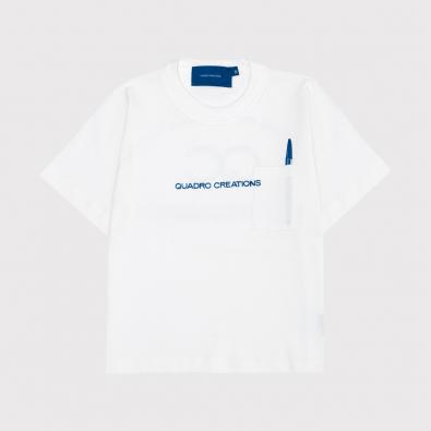Camiseta Quadro Creations ''QC Staff'' Baby Tee ''White''