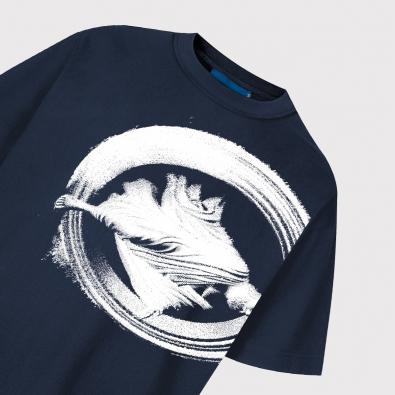 Camiseta Quadro Creations Entrance Boxy ''Navy Blue''