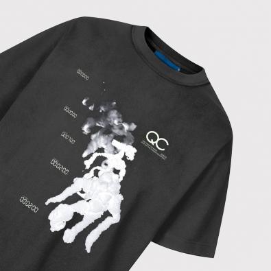 Camiseta Quadro Creations Foam Lif Boxy ''Grey''