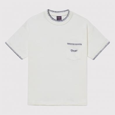 Camiseta Carnan Embroided Premium Off-White