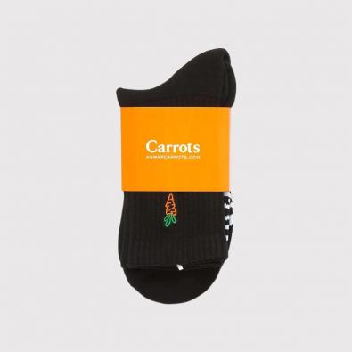 Meia Carrots Signature Carrot Crew Socks Black