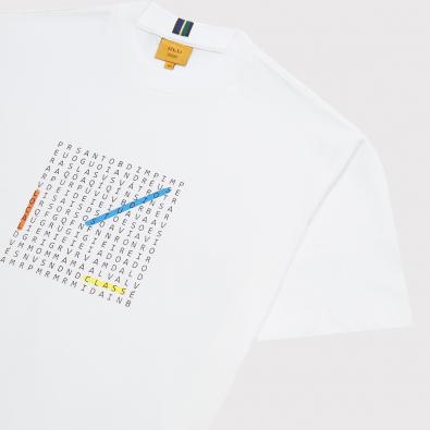 Camiseta Class ''Word Seaech'' Off-White