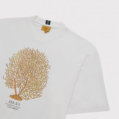 Camiseta Class Coral Off White