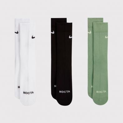 Meia Nike x Nocta Crew Socks (3 Pares) ''Multicolor''