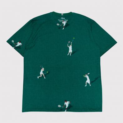 Camiseta Fila Tennis Club Men's Players ''Forest Green Patterned''