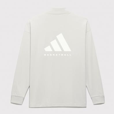 Camiseta Adidas Basketball Longsleeve Tee Aluminium