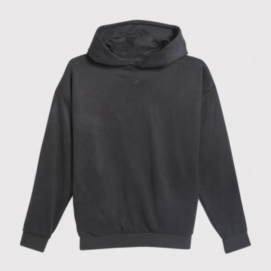 Blusa Adidas Basketball Hoodie Sueded Carbon