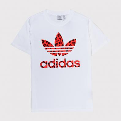 Camiseta Adidas Originals Leopard Luxe Trefoil ''White''