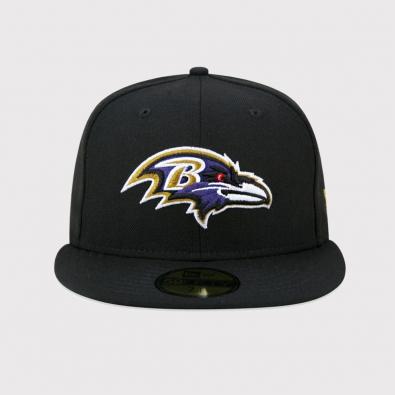 Boné New Era NFL Baltimore Ravens Core Aba Reta Black