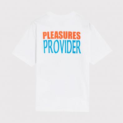 Camiseta Pleasures X NERD Provider ''White''