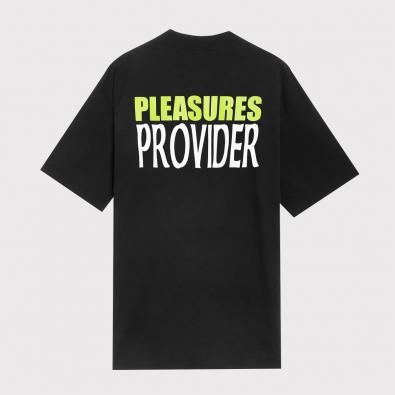 Camiseta Pleasures X NERD Provider ''Black''