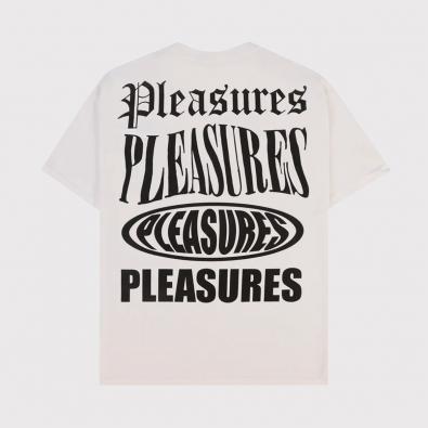 Camiseta Pleasures Stack ''White''