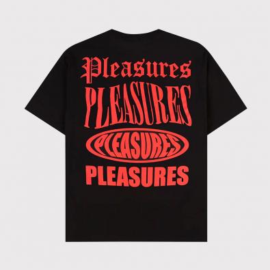 Camiseta Pleasures Stack ''Black''