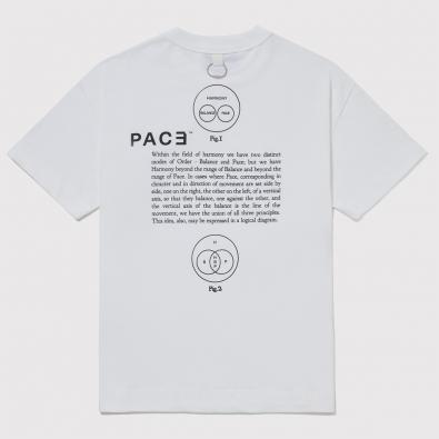 Camiseta Pace Harmony Balance And Pace Tee White