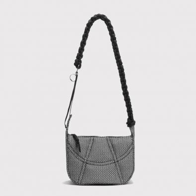 Bolsa Pace Brioz Bag 3D Knit Black & White