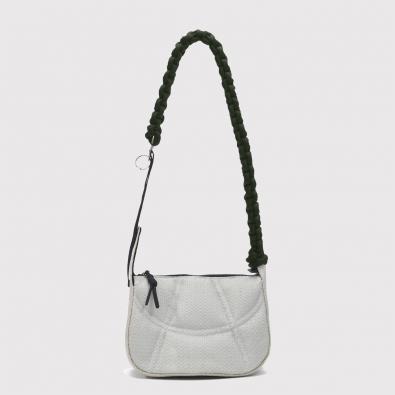 Bolsa Pace Brioz Bag 3D Knit White & Grey