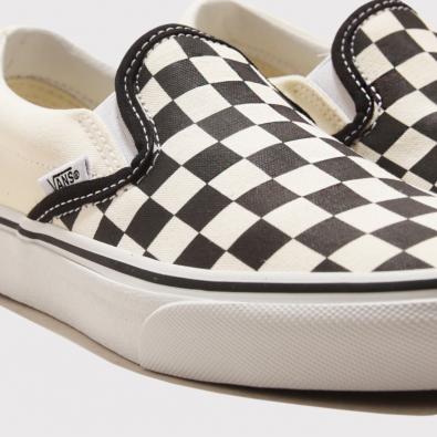 Tênis Vans Slip-On Checkerboard White Black