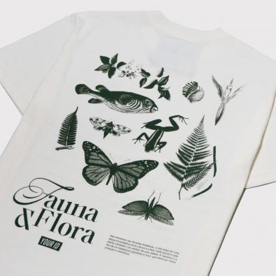 Camiseta Your ID Brand Over Fauna ''White''