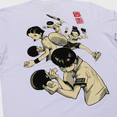 Camiseta Your ID Brand by Will Murai “Saikō no Anata” Ping Pong White