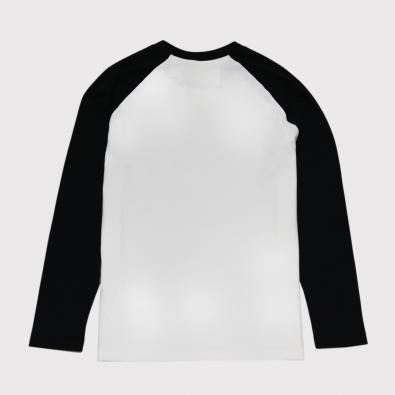 Camiseta Your ID Women's Loongsleve Black White